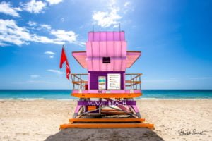 Lifeguard Tower 100 Straight Landscape