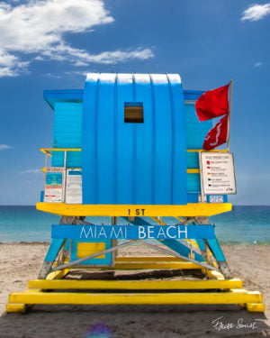 Lifeguard Tower 1 St Straight Portrait