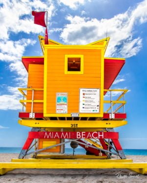 Lifeguard Tower 3 St Straight Portrait