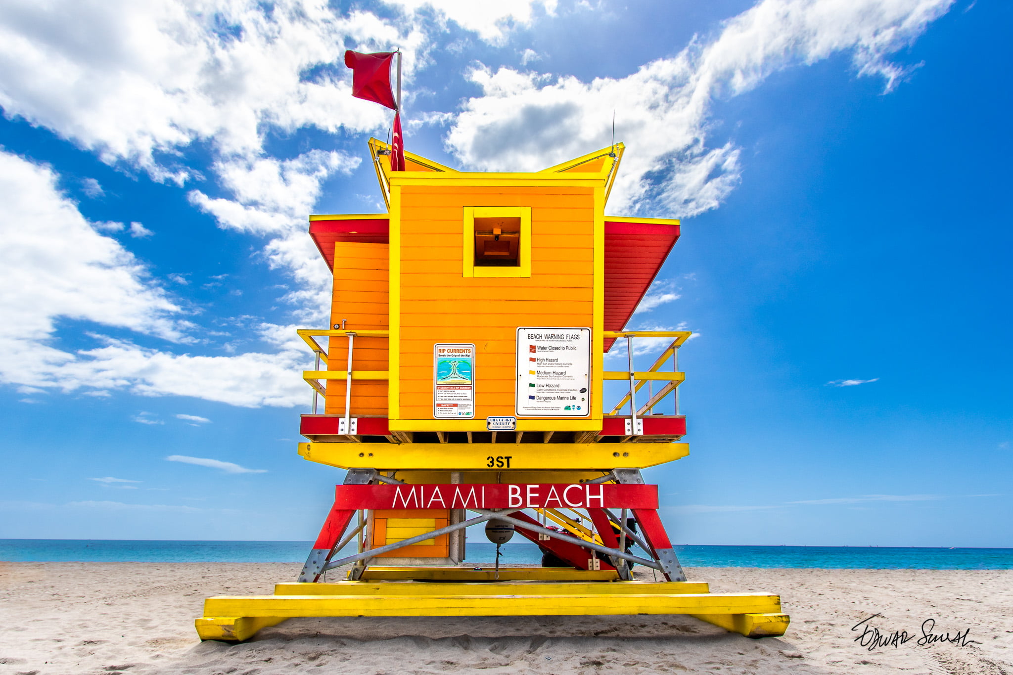 Lifeguard Tower 3 St Straight Landscape