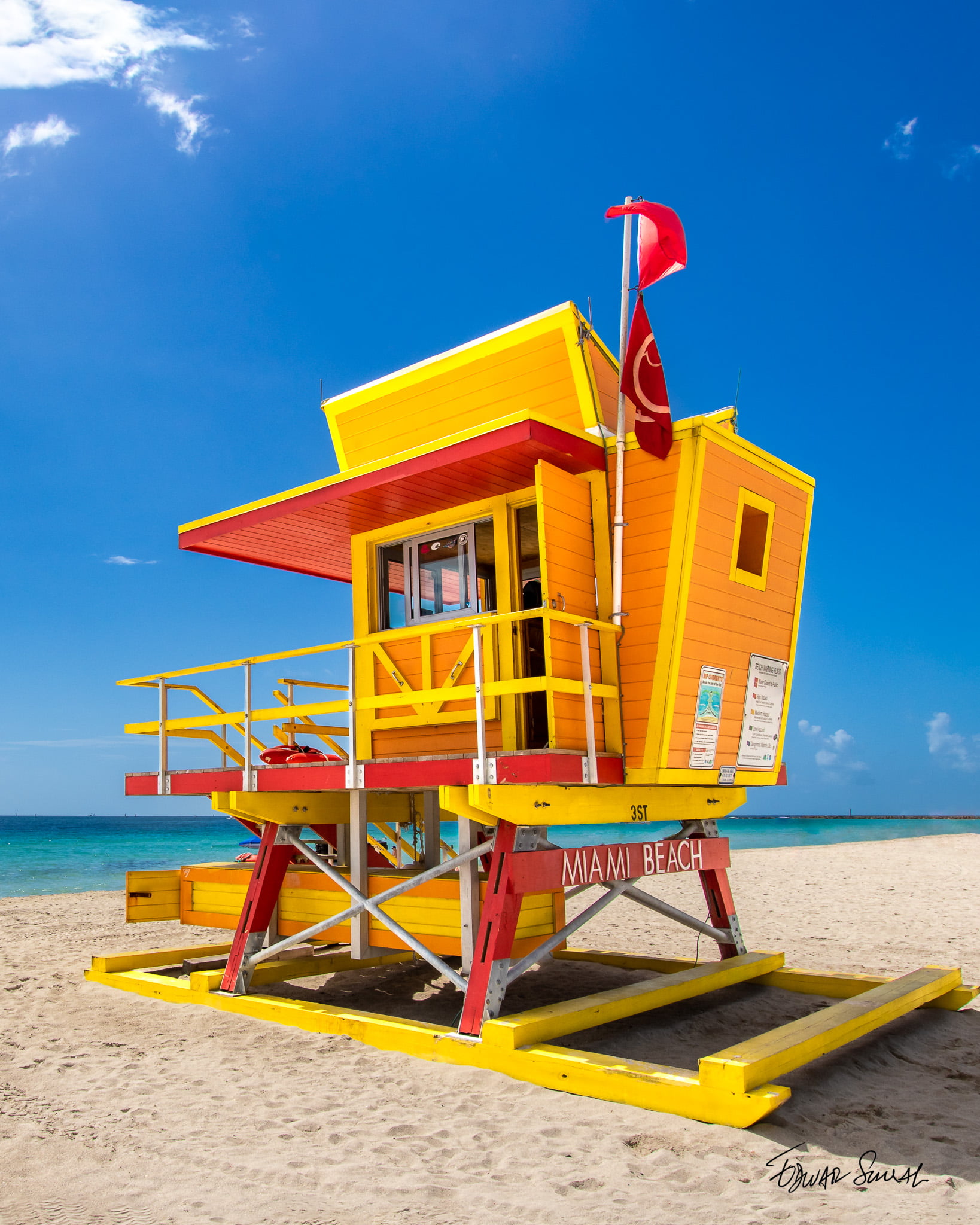 Lifeguard Tower 3 St Right Side Portrait
