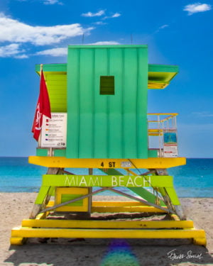 Lifeguard Tower 4 St Straight Portrait