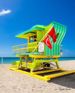 Lifeguard Tower 4 St Right Side Portrait