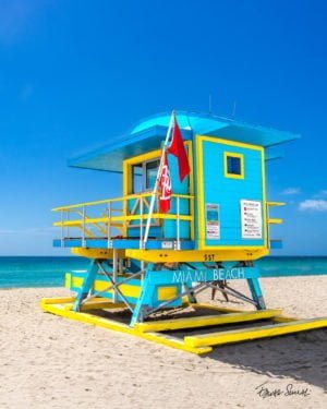 Lifeguard Tower 5 St Right Side Portrait