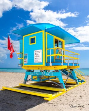 Lifeguard Tower 5 St Left Side Portrait