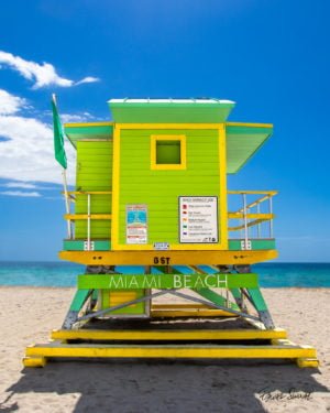 Lifeguard Tower 6 St Straight Portrait