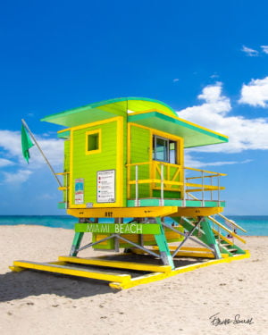 Lifeguard Tower 6 St Left Side Portrait