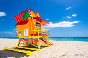 Lifeguard Tower 8 St Left Side Lanscape