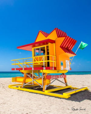 Lifeguard Tower 8 St Right Side Portrait