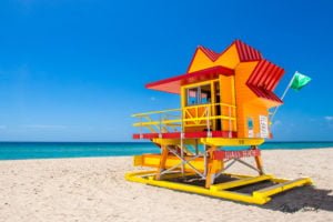 Lifeguard Tower 8 St Right Side Lanscape