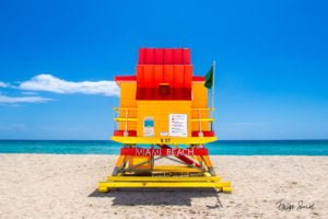 Lifeguard Tower 8 St Straight Landscape