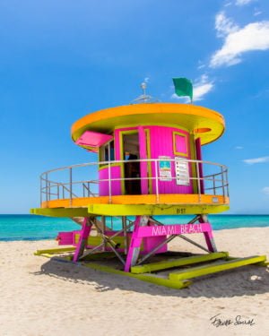 Lifeguard Tower 10 St Right Side Portrait