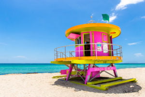 Lifeguard Tower 10 St Right Side Lanscape