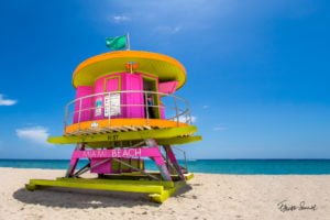 Lifeguard Tower 10 St Left Side Lanscape