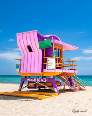 Lifeguard Tower 12 St Left Side Portrait