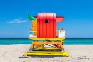 Lifeguard Tower 13 St Straight Landscape