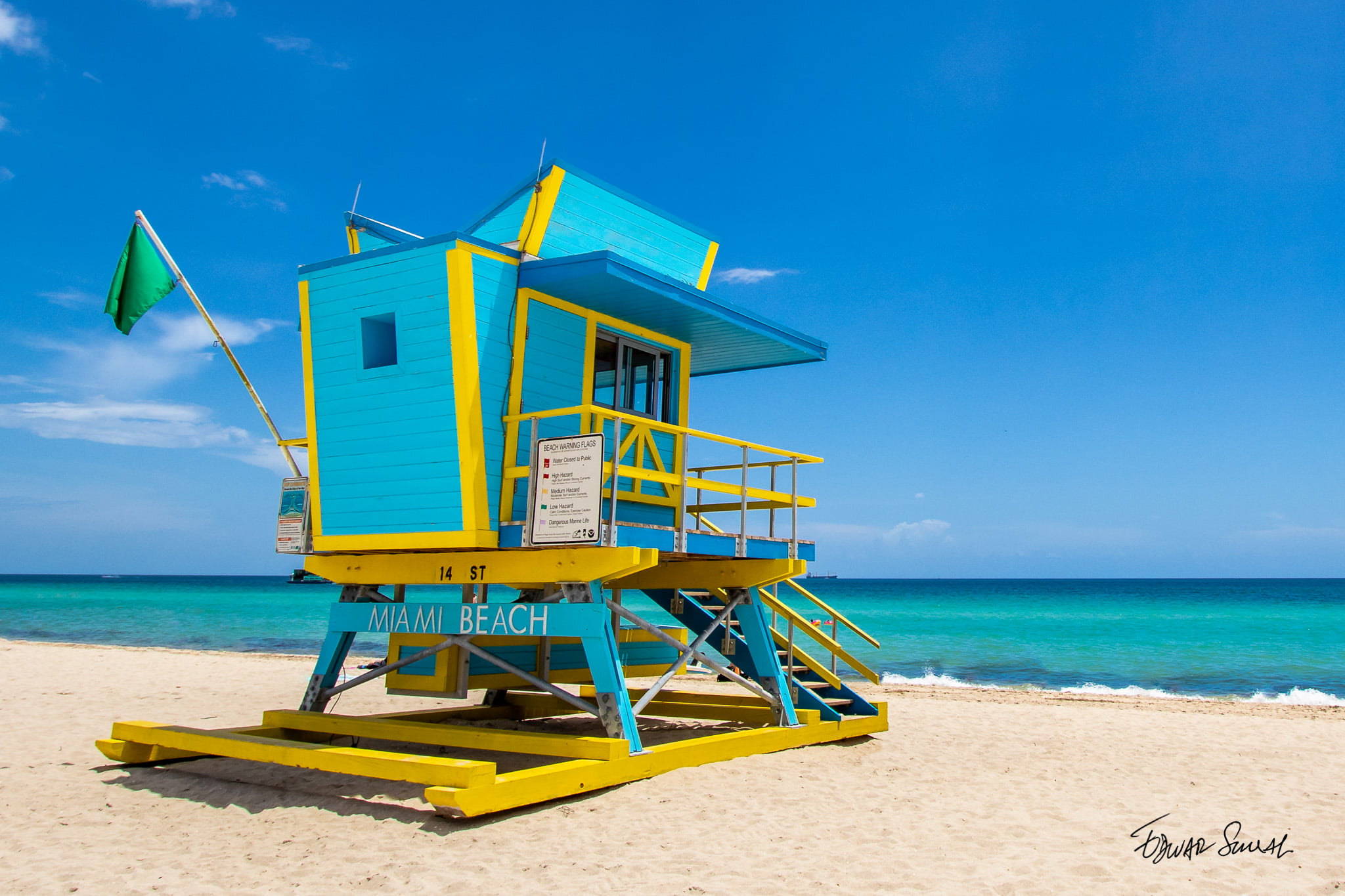 Lifeguard Tower 14 St Left Side Landscape