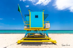 Lifeguard Tower 14 St Straight Landscape