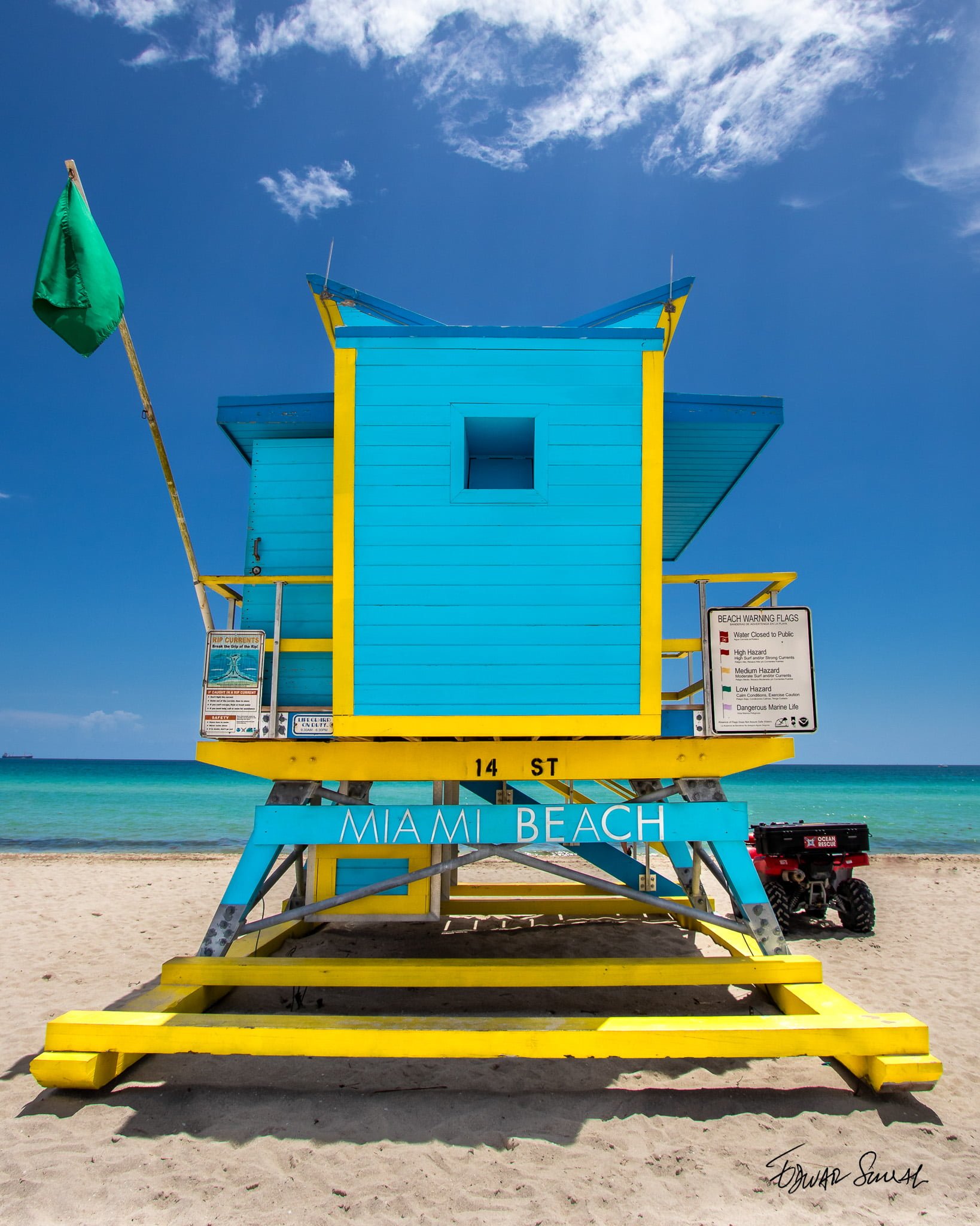 Lifeguard Tower 14 St Straight Portrait