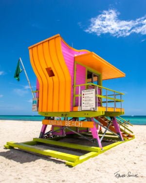 Lifeguard Tower 15 St Left Side Portrait