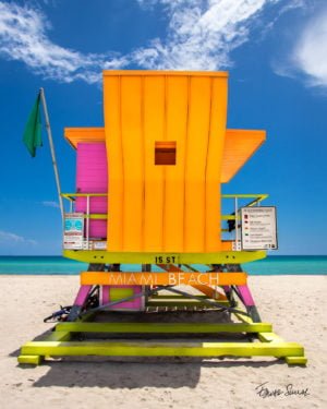 Lifeguard Tower 15 St Straight Portrait