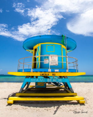 Lifeguard Tower Lincoln Rd Straight Portrait